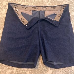 Callaway Mens Navy Blue Golf Shorts - Sz 40